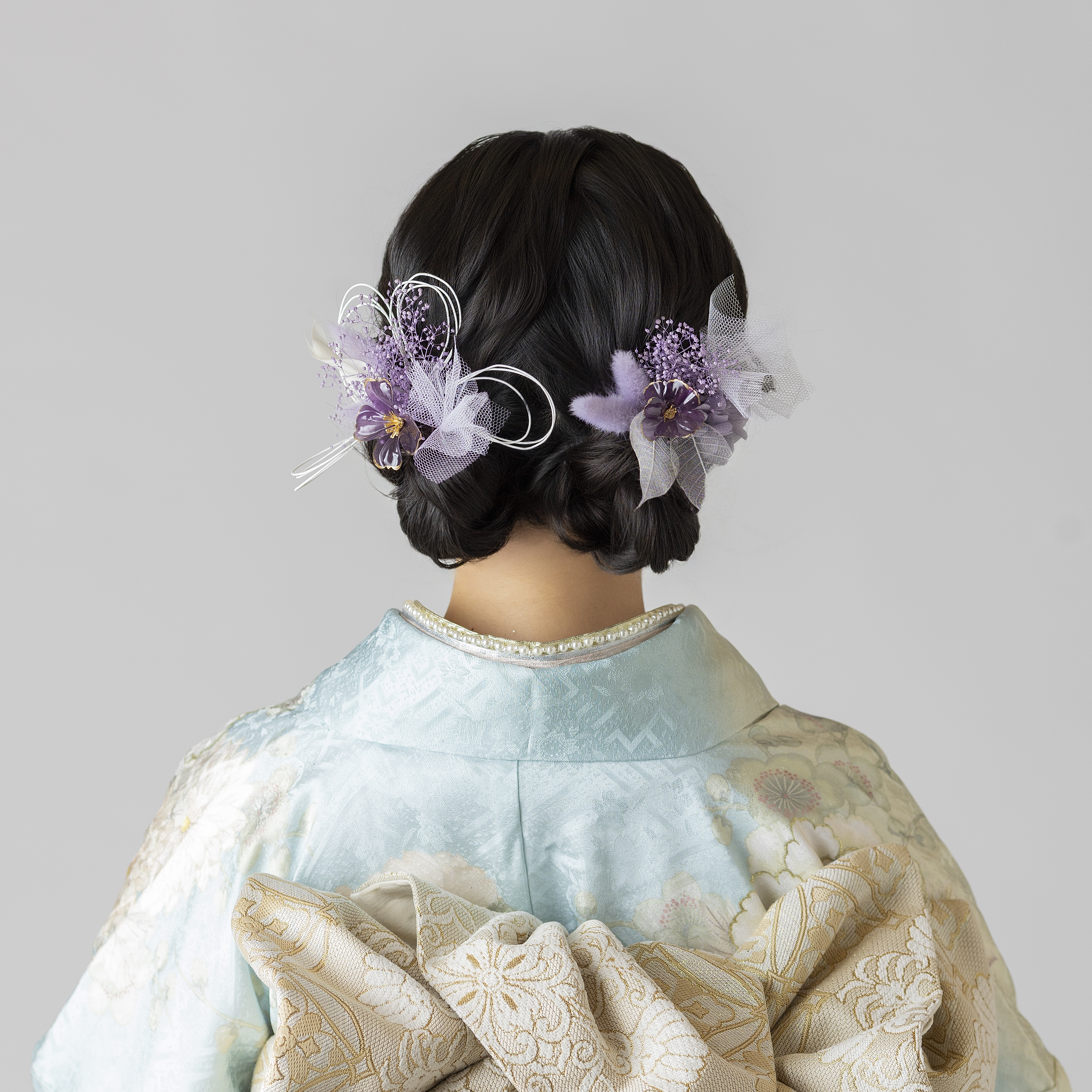 髪飾り 成人式 華やか 紫 | FUREAI - 特別な日の通販 “フレアイ”