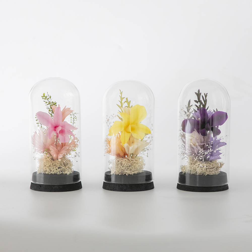 お供えプリザーブドフラワー ドームC 線香セット | FUREAI