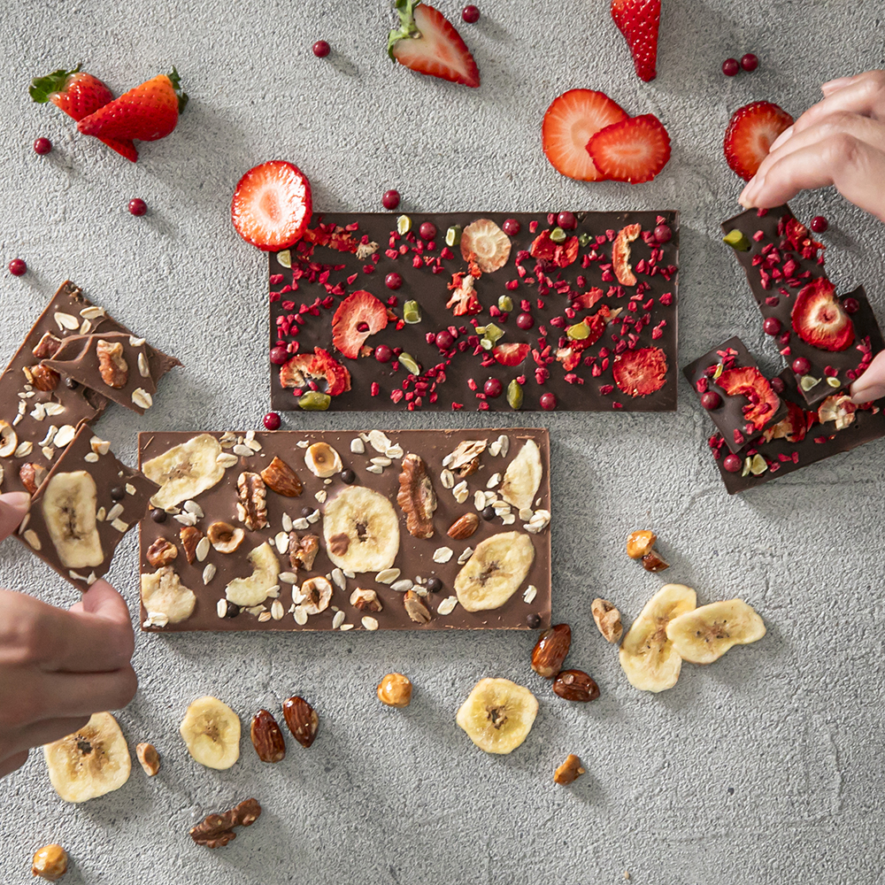 タブレットチョコレート バナナキャラメルナッツ(ミルク) | FUREAI