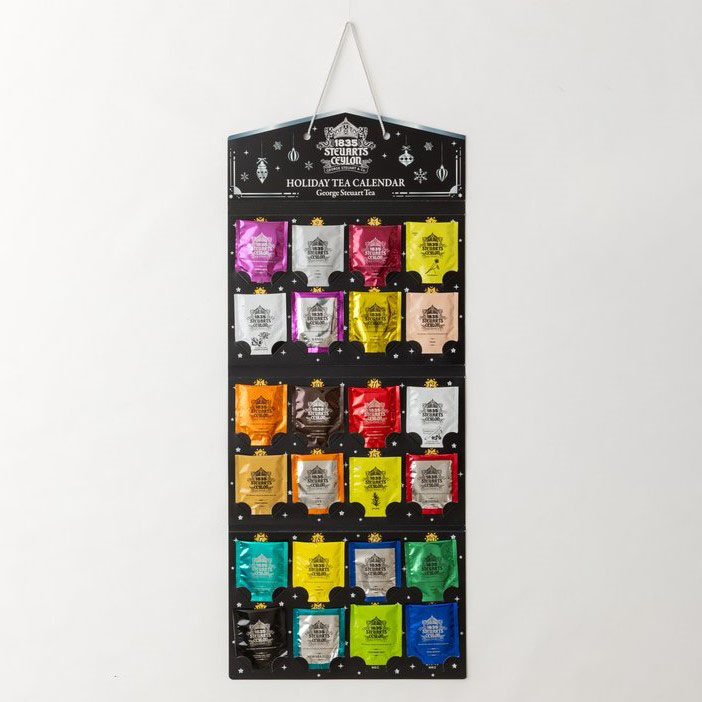 紅茶のアドベントカレンダー2025 黒【ジョージスチュアートティ