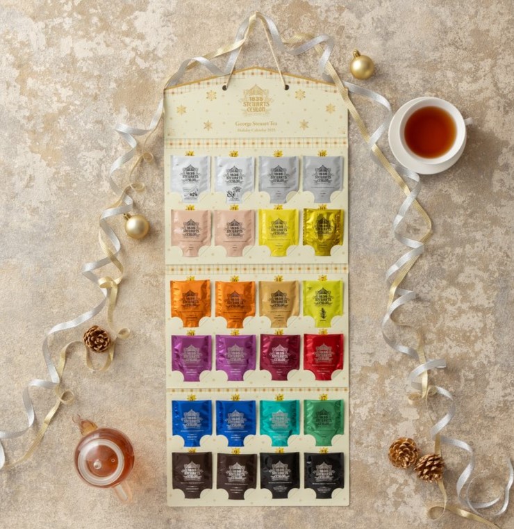 紅茶のアドベントカレンダー2025白【ジョージスチュアートティ