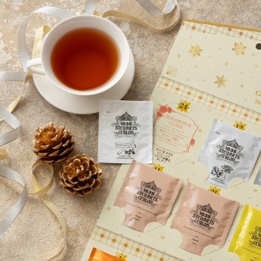 紅茶のアドベントカレンダー2025白【ジョージスチュアートティ