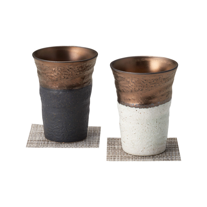 MINO－YAKI金彩ペアカップセット（コースター付） | FUREAI